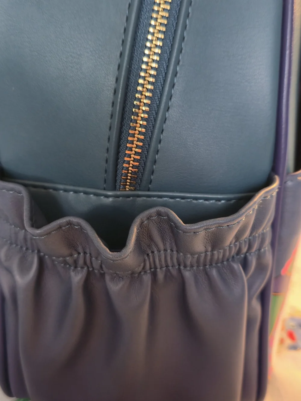 Our Universe Disney Beauty and the Beast Lumière & Chip Navy Mini Backpack